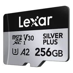 Lexar Pro Silver Plus microSDXC 256GB 256GB. UHS-I/U3/A2/4K. R205/W150 (V30)