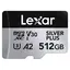 Lexar Pro Silver Plus microSDXC 512GB 512GB. UHS-I/U3/A2/4K. R205/W150 (V30) 