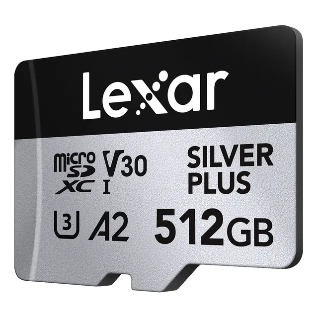 Lexar Pro Silver Plus microSDXC 512GB 512GB. UHS-I/U3/A2/4K. R205/W150 (V30) 