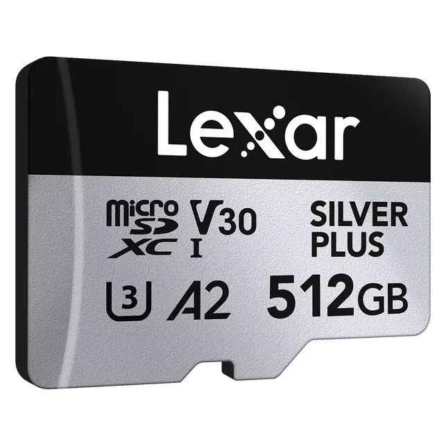 Lexar Pro Silver Plus microSDXC 512GB 512GB. UHS-I/U3/A2/4K. R205/W150 (V30) 