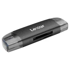 Lexar Cardreader Dual Slot USB-A/C Kortleser for SD og microSD (USB 3.1)