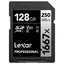 Lexar Pro 1667X SDXC UHS-II U3 128GB 128GB (V60) R250/W120 