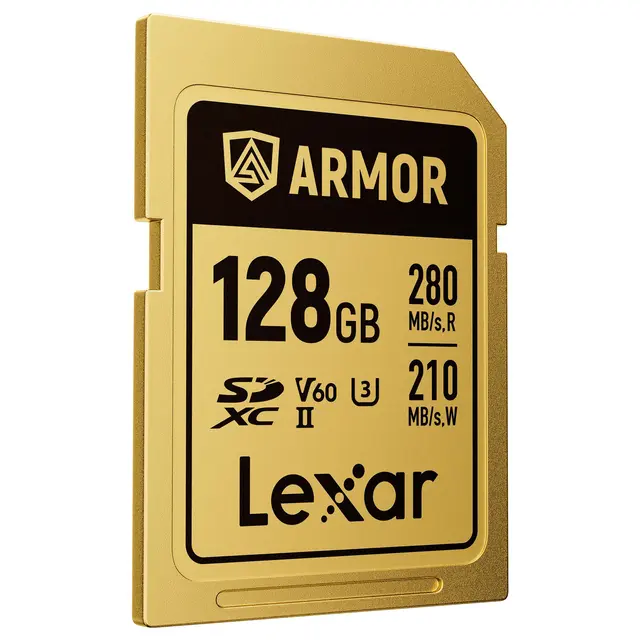 Lexar Armor Gold SDXC 128GB 128GB. UHS-II/U3/IP68. R280/W205 (V60) 