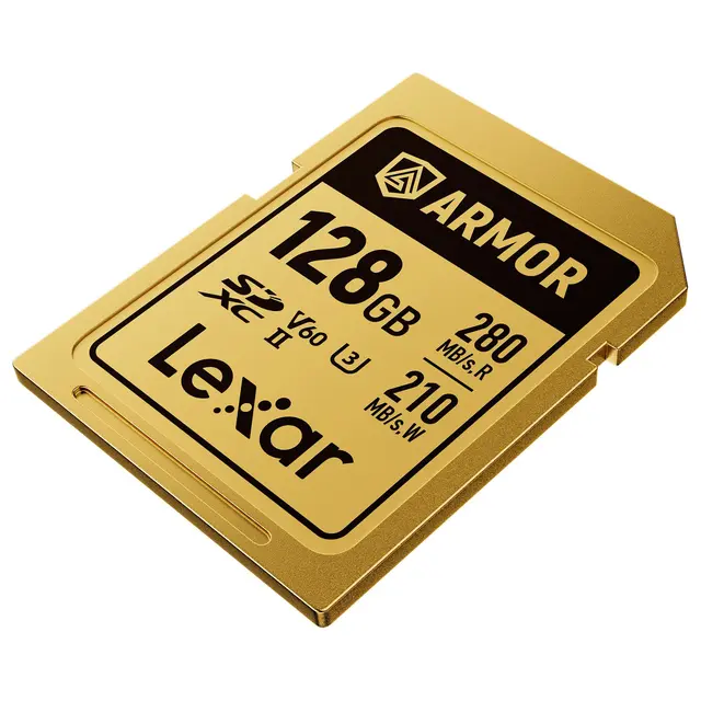 Lexar Armor Gold SDXC 128GB 128GB. UHS-II/U3/IP68. R280/W205 (V60) 