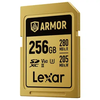 Lexar Armor Gold SDXC 256GB 256GB. UHS-II/U3/IP68. R280/W205 (V60)