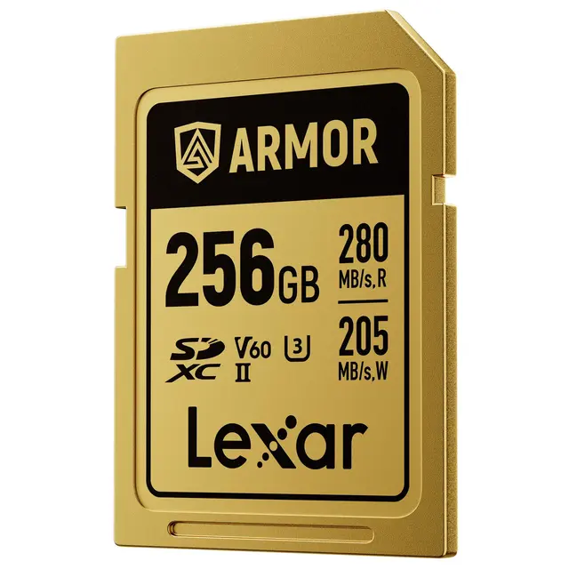 Lexar Armor Gold SDXC 256GB 256GB. UHS-II/U3/IP68. R280/W205 (V60) 