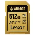 Lexar Armor Gold SDXC 512GB 512GB. UHS-II/U3/IP68. R280/W205 (V60)