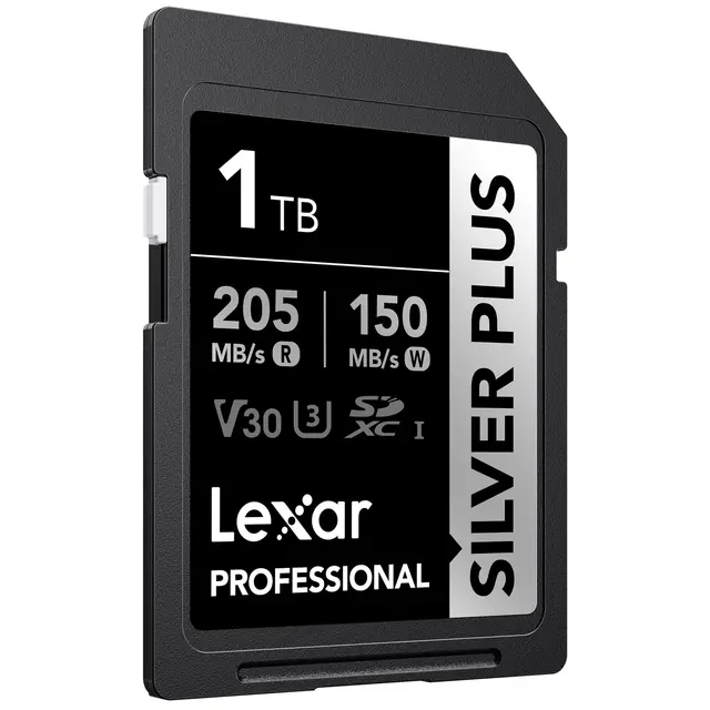 Lexar Pro Silver 1066X SDXC UHS-I 1TB 1TB. R205/W150. U3 (V30) 