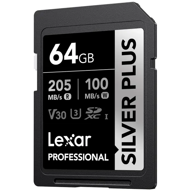 Lexar Pro Silver 1066X SDXC UHS-I 64GB 64GB. R205/W150. U3 (V30) 