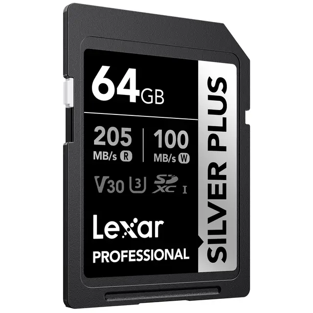 Lexar Pro Silver 1066X SDXC UHS-I 64GB 64GB. R205/W150. U3 (V30) 