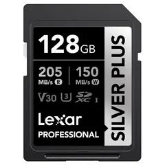 Lexar Pro Silver 1066X SDXC UHS-I 128GB 128GB. R205/W150. U3 (V30)