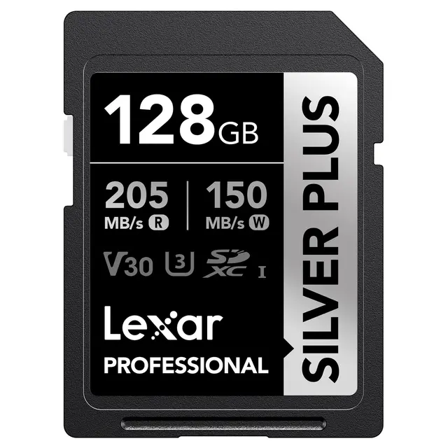 Lexar Pro Silver 1066X SDXC UHS-I 128GB 128GB. R205/W150. U3 (V30) 