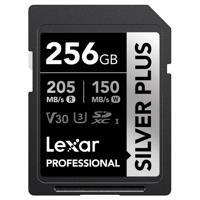 Lexar Pro Silver 1066X SDXC UHS-I 256GB 256GB. R205/W150. U3 (V30) 