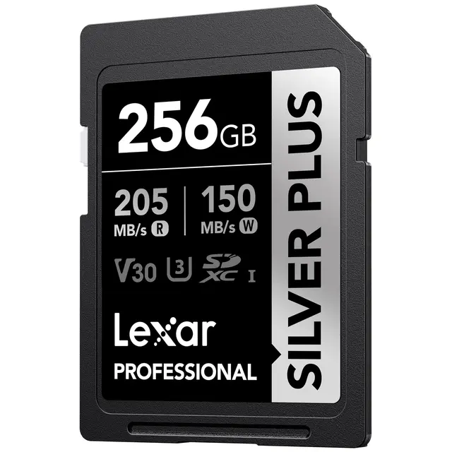 Lexar Pro Silver 1066X SDXC UHS-I 256GB 256GB. R205/W150. U3 (V30) 