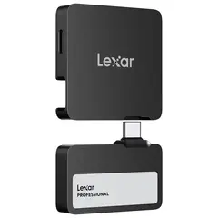 Lexar Professional Go SL400X SSD 1TB Hub 1TB m/Hub. USB3.2 Gen2. R1050/W1000