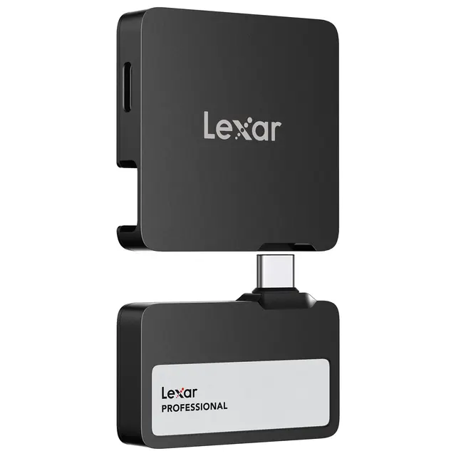 Lexar Professional Go SL400X SSD 2TB Hub 2TB m/Hub. USB3.2 Gen2. R1050/W1000 