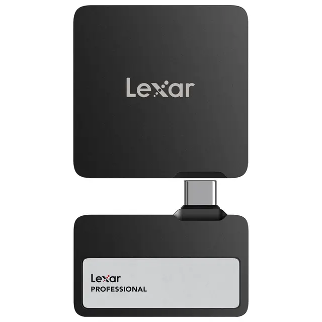 Lexar Professional Go SL400X SSD 2TB Hub 2TB m/Hub. USB3.2 Gen2. R1050/W1000 