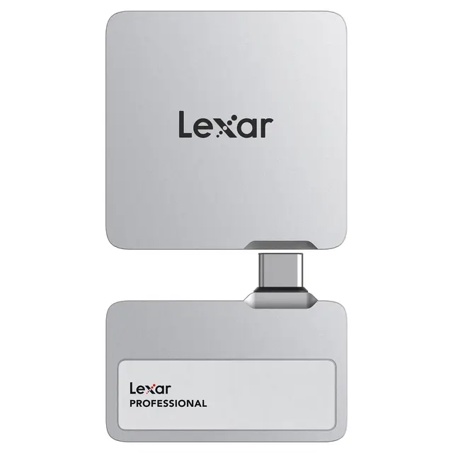 Lexar Professional Go SL400X SSD 2TB Hub 2TB m/Hub. USB3.2 Gen2. R1050/W1000 