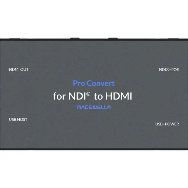 Magewell Pro Convert NDI til HDMI 4K 4K NDI til HDMI  Konverter 