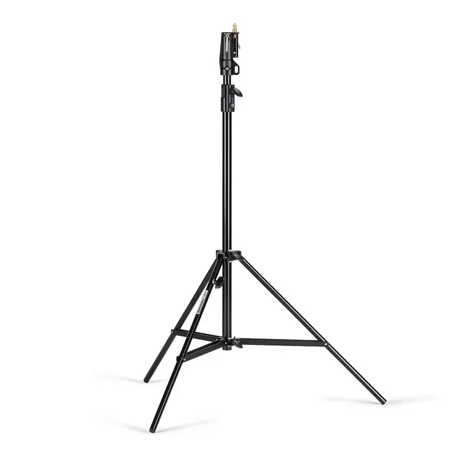 Manfrotto Steel Junior Stand 008BSU Lysstativ 2-ledd, 2,16m maks 15kg Sort 