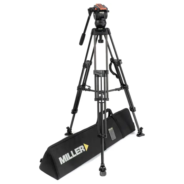 Miller Versa CXV6 Fluid Head Kit m/75 Sprinter II 2-St Tripod, Spreader 