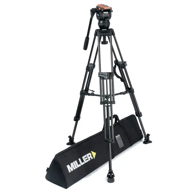 Miller Versa CXV8 Fluid Head Kit m/75 Sprinter II 2-St Tripod, Spreader 