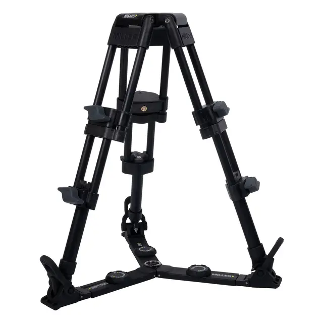 Miller Baby 2-Stage Tripod Alloy w/Spreader & Case 