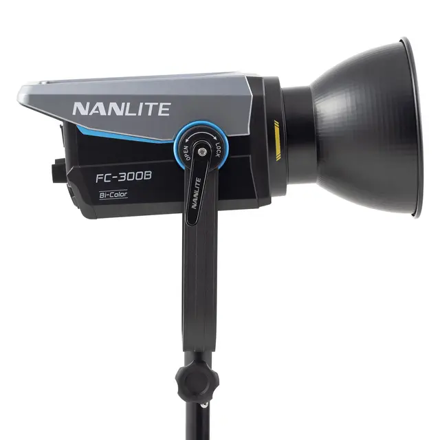 Nanlite FC-300B LED Bi-color Spot Light 2-Light Trolley Case Kit 