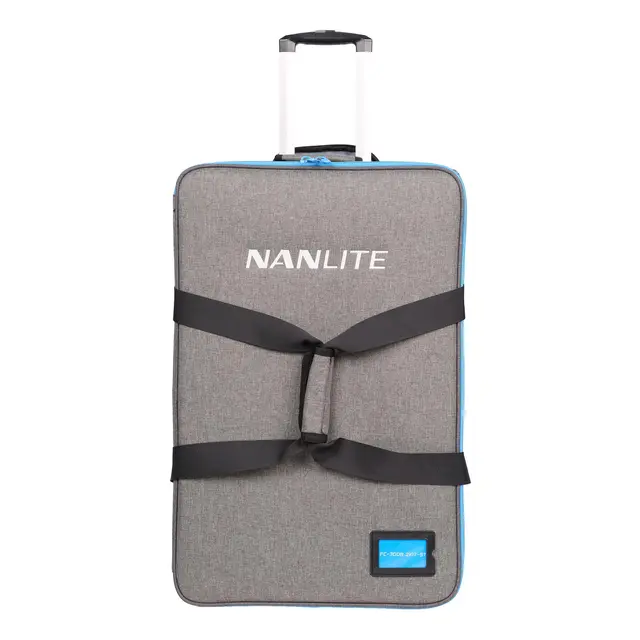 Nanlite FC-300B LED Bi-color Spot Light 2-Light Trolley Case Kit 