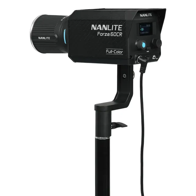 Nanlite Forza 60CR RGBLAC LED Spotlight Med CRMX- Wireless DMX 