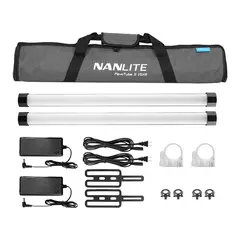 Nanlite PavoTube II 15XR 2-Light Kit 60cm LED tubelys med internt batteri