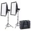 Nanlite FS-150B Bi-Color LED Spot Light 2 Light Kit m/Stativer og Bag