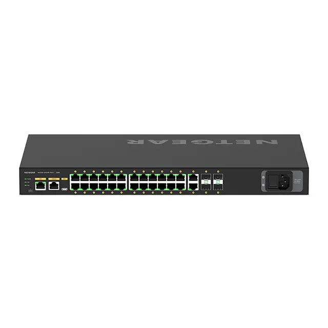 Netgear AV Line 24P Switch M4250 PoE+ 24x1G PoE+ 300W 2x1G 4xSFP Managed 
