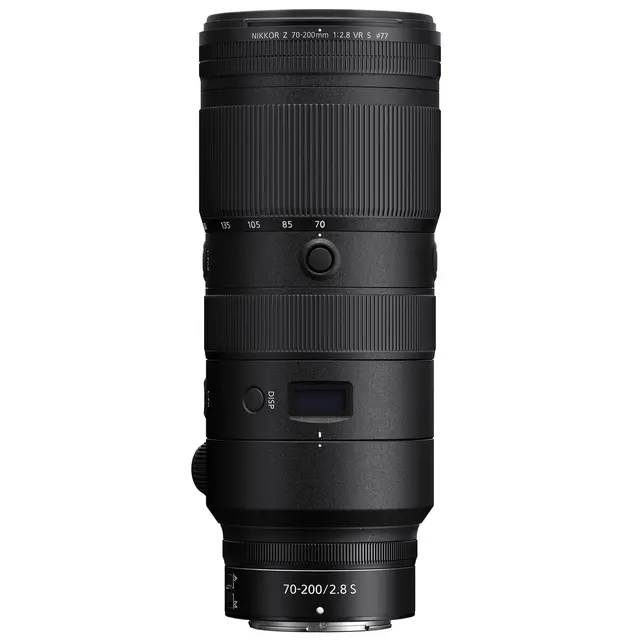 Nikon Nikkor Z 70-200mm f/2.8 VR S Standard telezoom. Ø77mm 