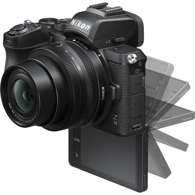 Nikon Z50 + NIKKOR Z DX 16-50mm Kamerakit m/ 16-50mm 3.5-6.3 VR 