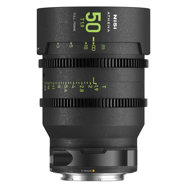 NiSi Cine Lens Set Athena Prime E-Mount 14/25/35/50/85mm + Filter og Hardcase 