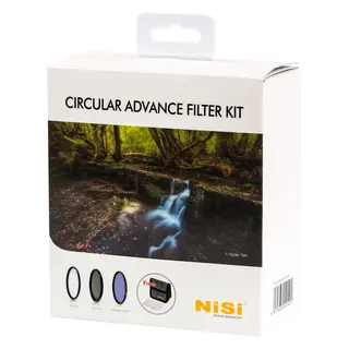 NiSi Filter 82mm Circular Advanced Kit Pakke med 3 runde 82mm filter og veske