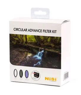 NiSi Filter 82mm Circular Advanced Kit Pakke med 3 runde 82mm filter og veske