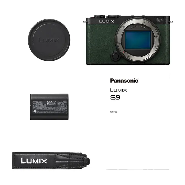 Panasonic Lumix S9 Dark Olive Kamerahus 