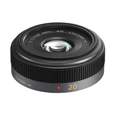 Panasonic 20mm f/1.7 II Sort Lumix G ASPH pannekakeobjektiv