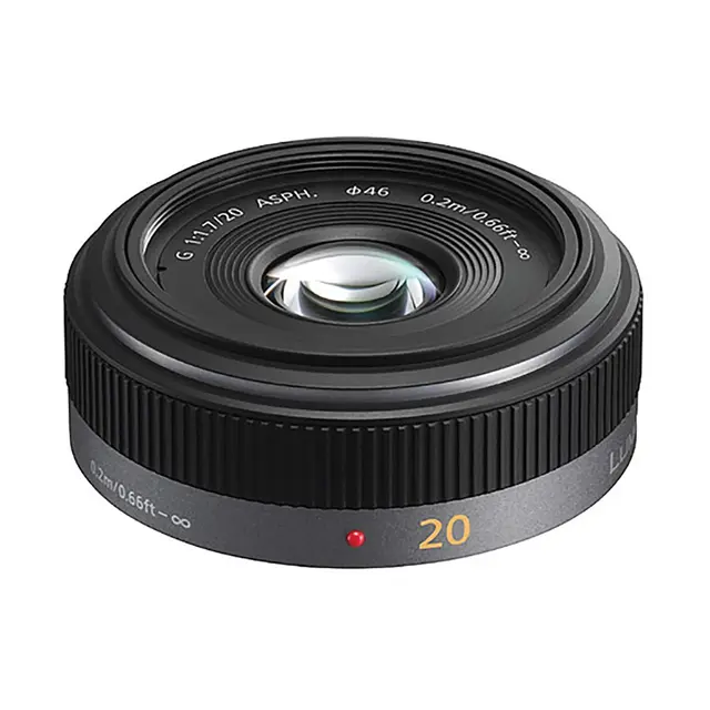 Panasonic 20mm f/1.7 II Sort Lumix G ASPH pannekakeobjektiv 