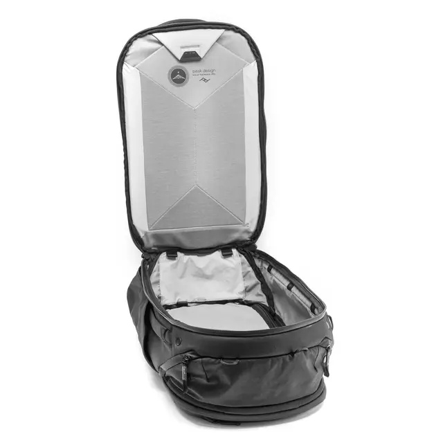 Peak Design Travel Backpack 45L Sort Allsidig reisebag/sekk for foto og tur 