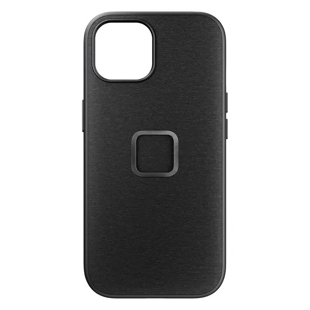 Peak Design Mobile Everyday Fabric Case For iPhone 15. Charcoal 