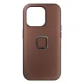 Peak Design Mobile Everyday Fabric Case v2. iPhone 15 Pro Redwood