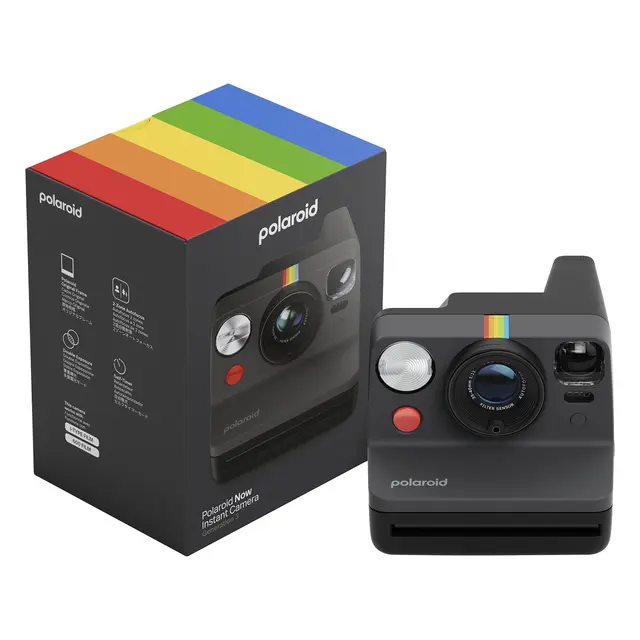 Polaroid Now Gen 3 Black Instant kamera. Black 