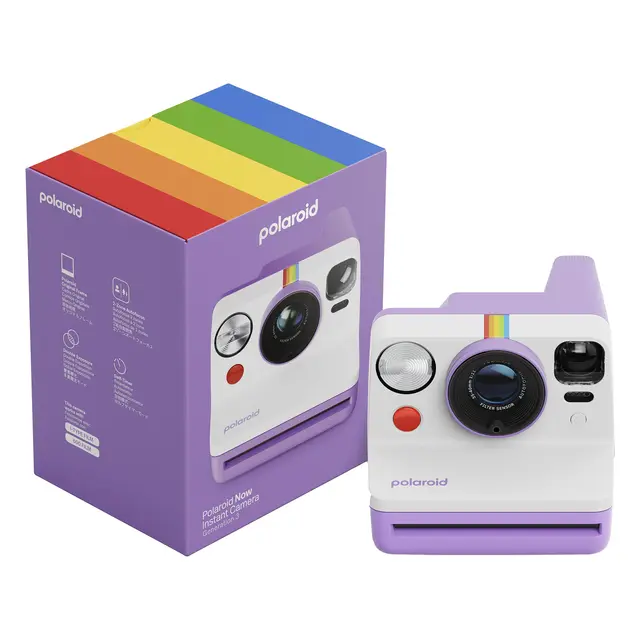 Polaroid Now Gen 3 Purple Instant kamera. Purple 