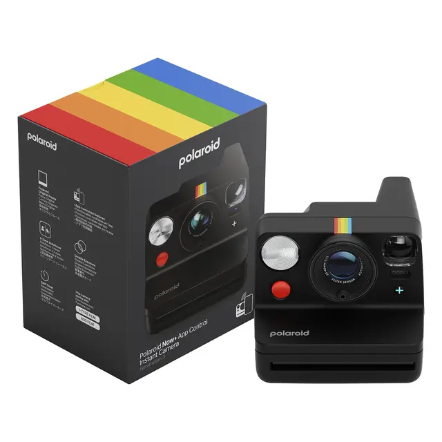 Polaroid Now+ Gen 3 Black Instant kamera. Black 