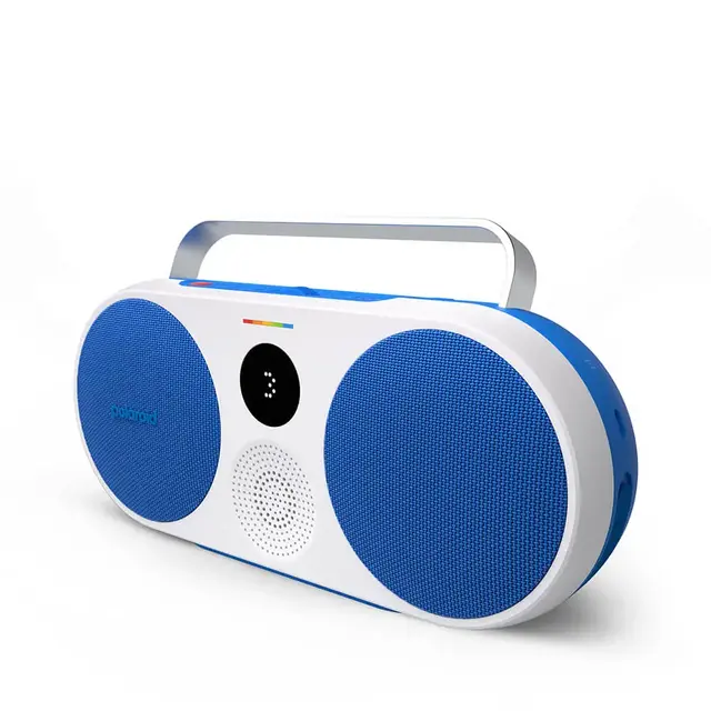 Polaroid Music Player 3 Blue & White Bluetooth høyttaler 
