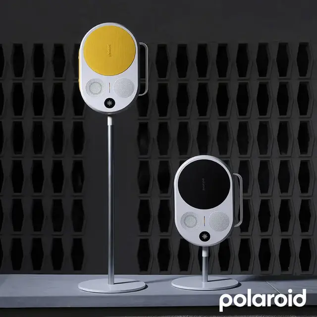 Polaroid Music Player 4 Yellow & White Bluetooth høyttaler 