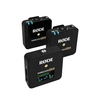 R&#248;de Wireless GO II Charging Case Bundle Mottaker, to sendere og ladeetui